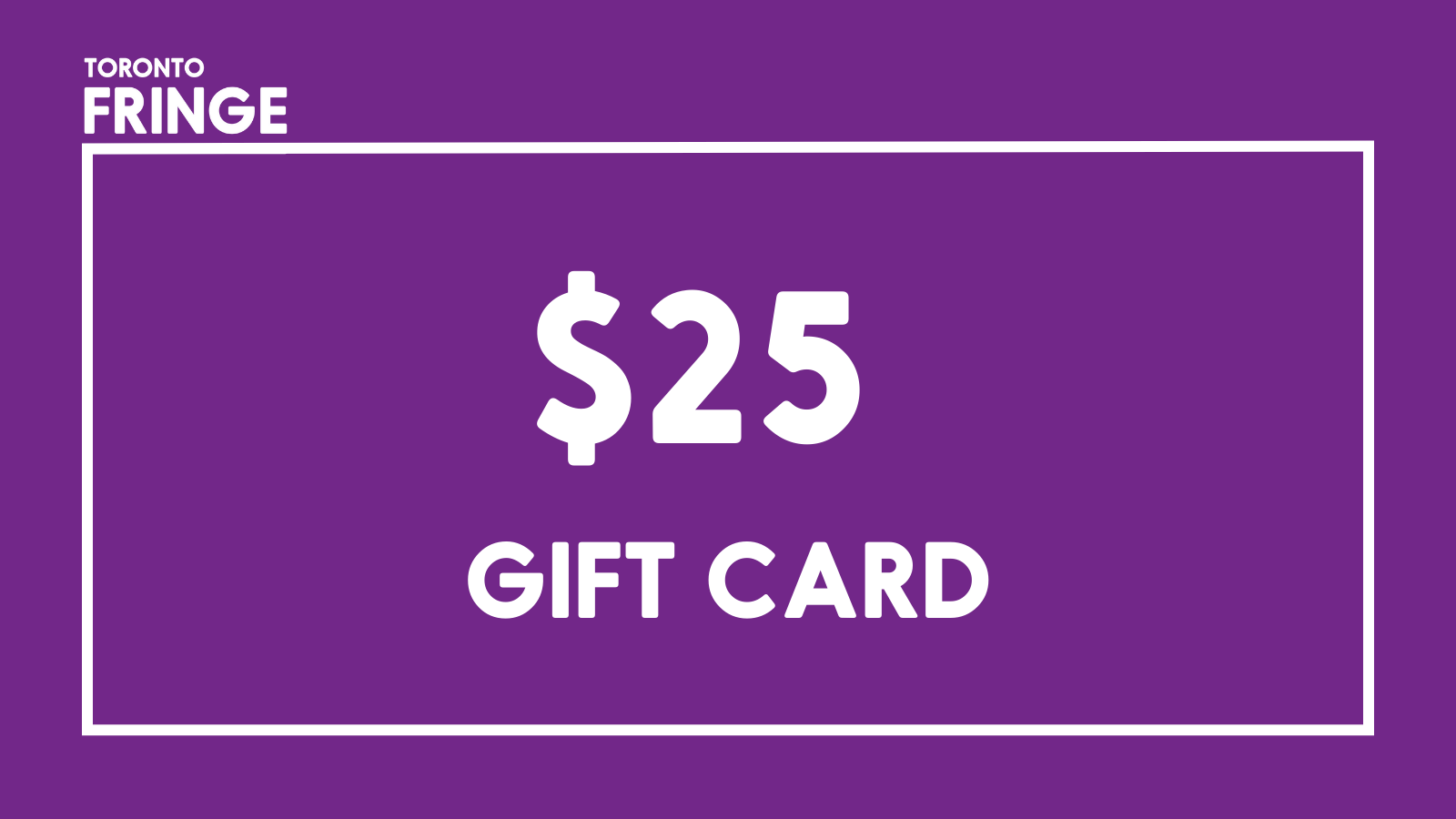$25 Gift Card